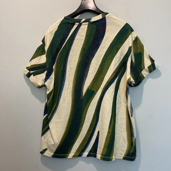 Abstract Multicolor Women's Top - Picture 3 of 11